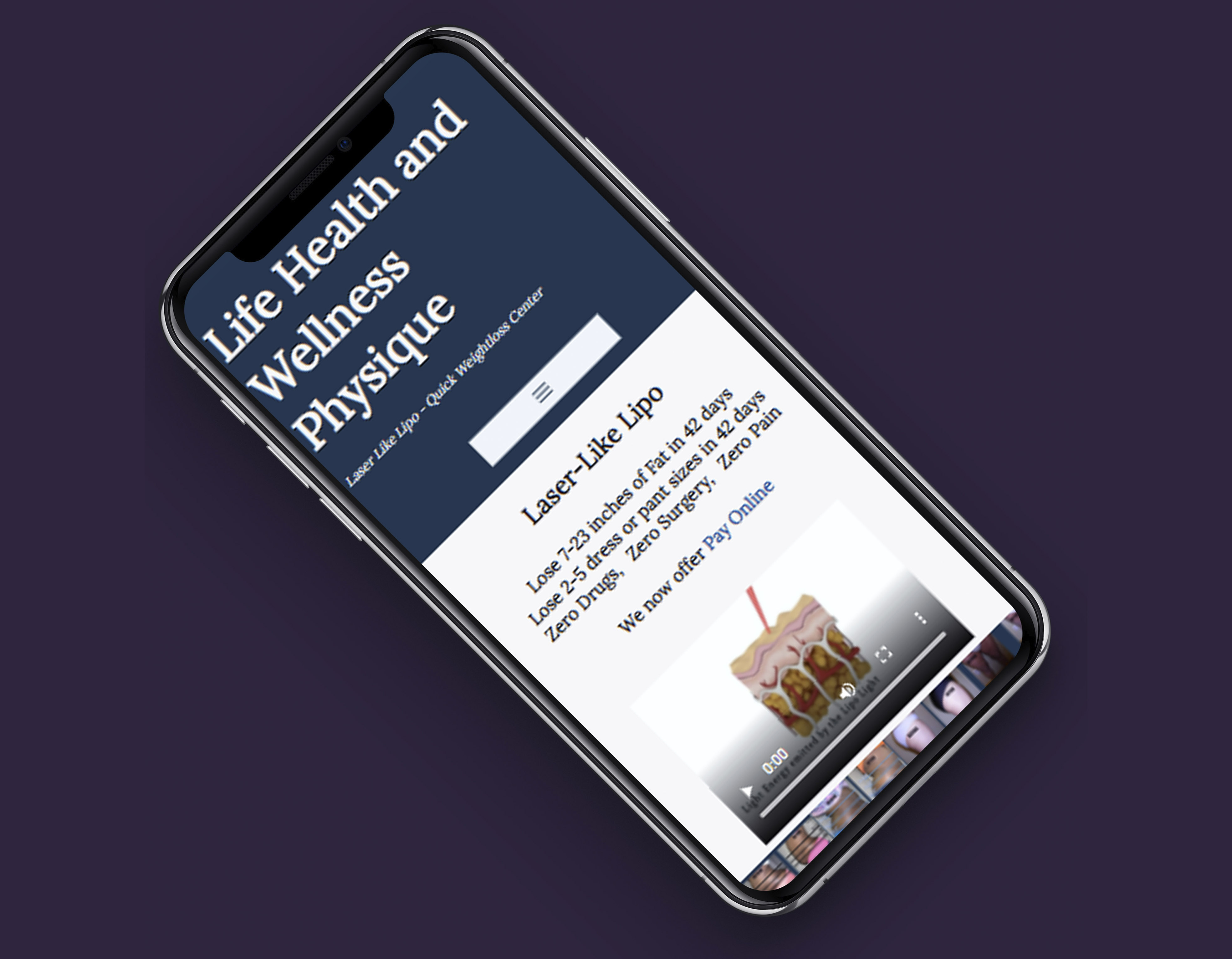 LHW Physique on IPhone